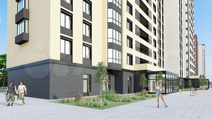 3-к. квартира, 78,4 м², 7/14 эт.