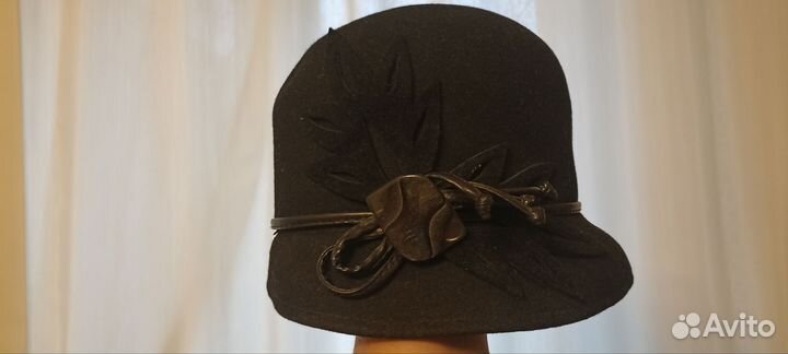 Шляпа фетровая женская