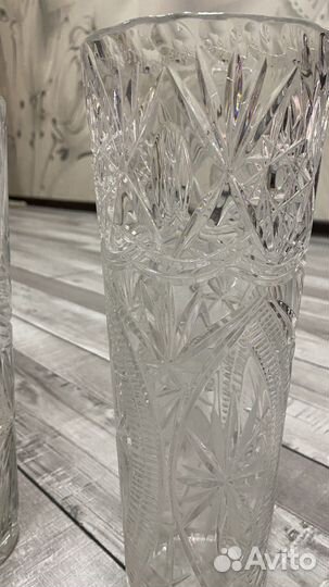 Хрустальная ваза для цветов