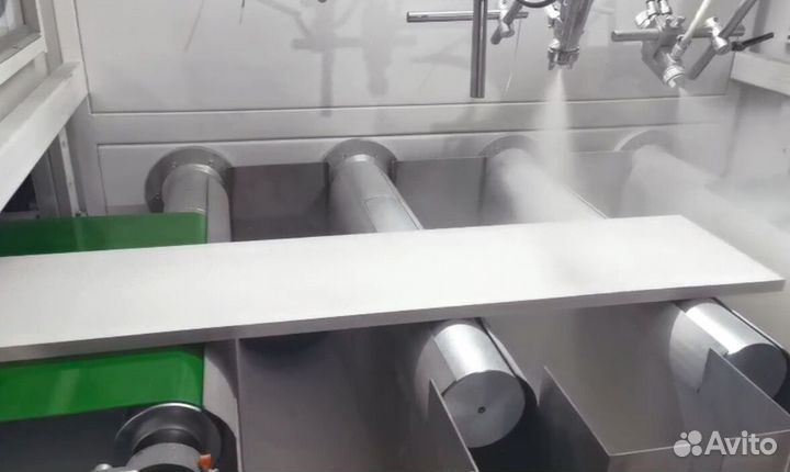 Покрасочная линия погонажных изделий