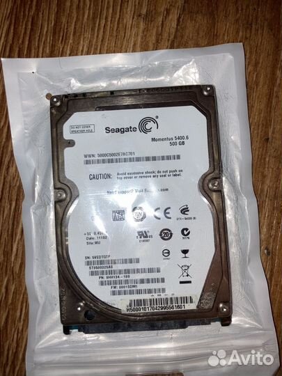 Жесткий диск 500gb 2.5 Seagate