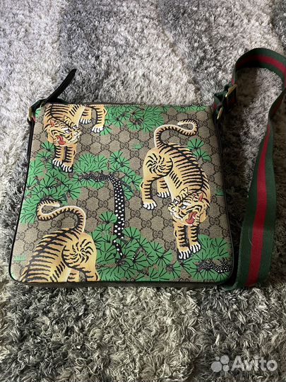 Сумка gucci tiger мужская