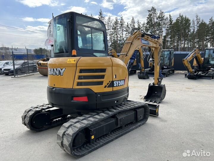 Мини-экскаватор Sany SY50U, 2023