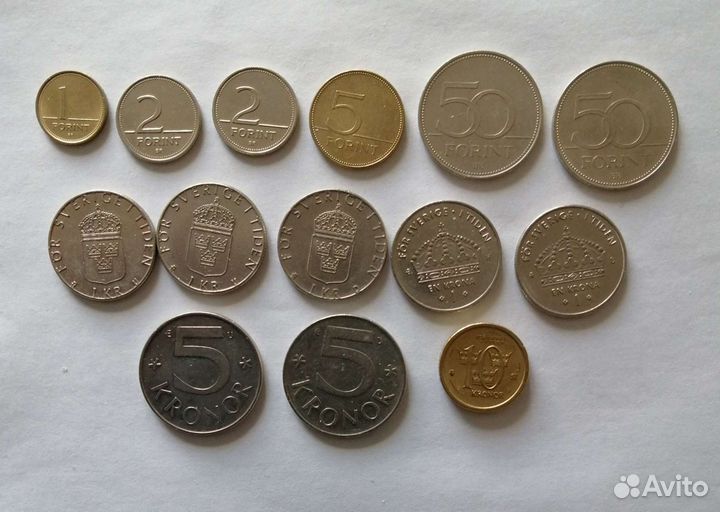 Иностранные монеты на обмен/продажу