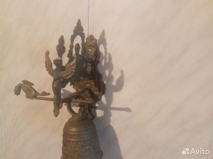 Колокольчик-рында дверной, бронза. Торг