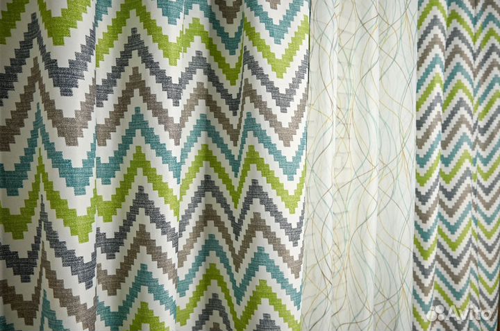 Прямые шторы классические