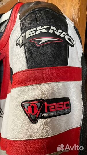 Мотокуртка кожаная мужская 50-52