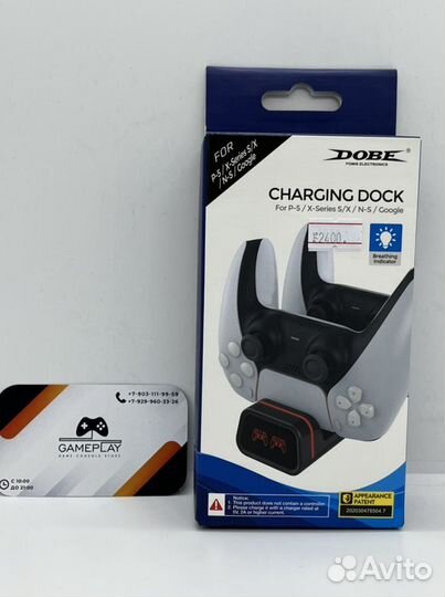 Ps5 зарядная станция с индикацией заряда