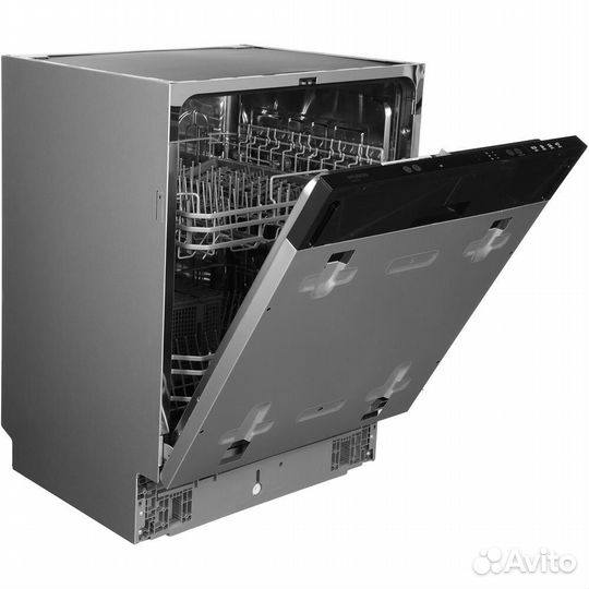 Встраиваемая посудомоечная машина Hyundai HBD 641 нержавеющая сталь
