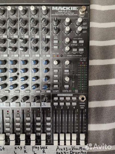 Микшерный пульт Mackie 1604 VLZ PRO USA