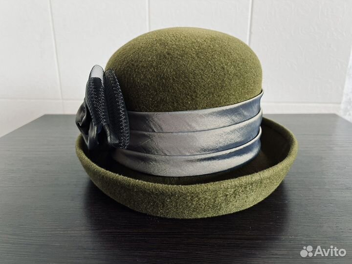 Шляпа фетровая женская, новая