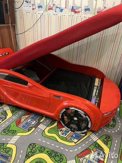 Кровать машинка с подсветкой