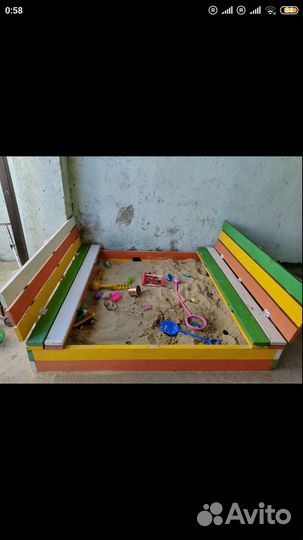 Детская песочница-трансформер