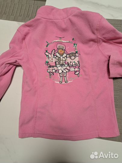 Флисовая кофта для девочки 122