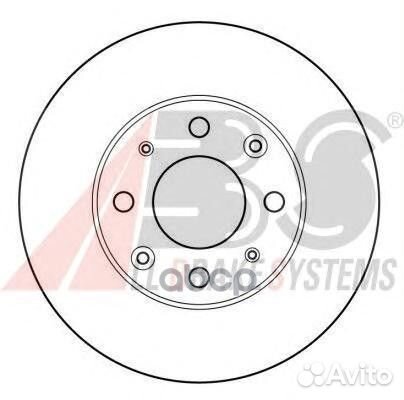 Тормозной диск 15567 Abs