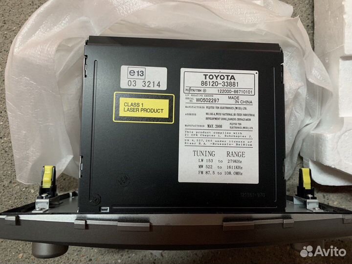 Магнитола toyota camry 40. Новая