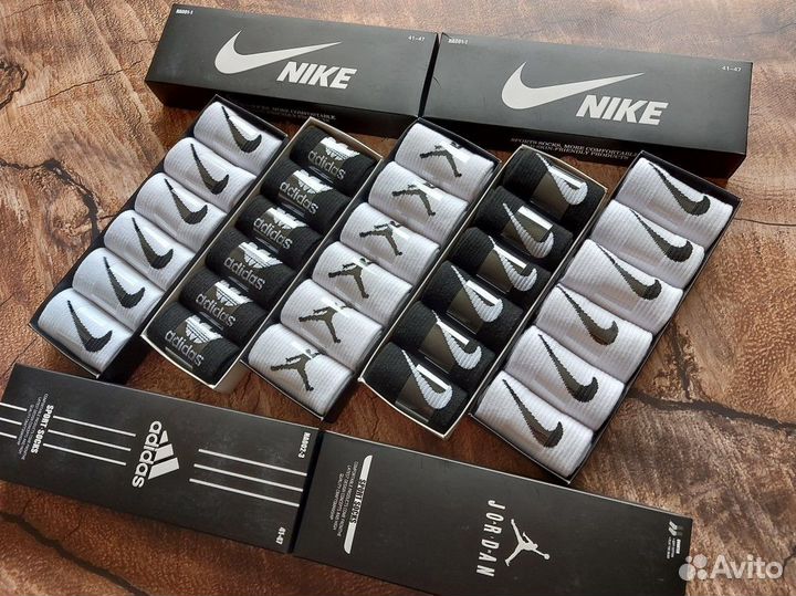 Носки Nike Reebok Lacoste Jordan
