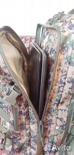 Тактический рюкзак 45 л с подсумками камуфляж