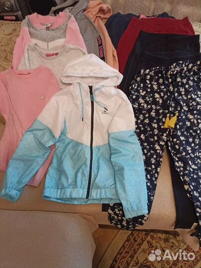 Вещи пакетом на девочку 140-146