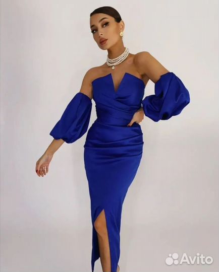 Платье вечернее, праздничное с корсетом