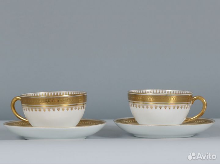 Старинные чайные пары. Limoges