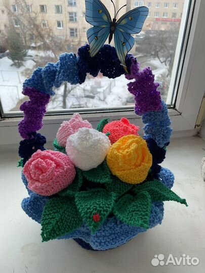 Вязаные игрушки ручной работы