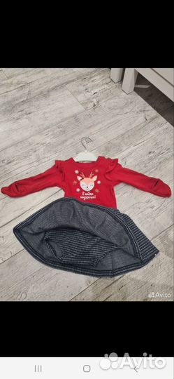 Большой пакет одежды для девочки 62 68