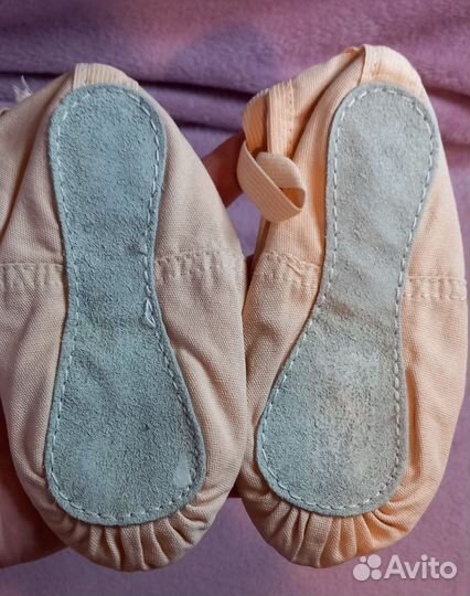 Купальник гимнастический Боди 98р/ Балетки танц 26