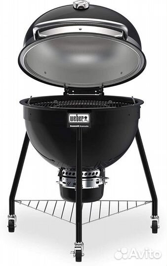 Угольный гриль Weber Summit Kamado E6, 61 см, черн