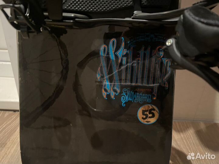 Сноуборд Ride Wild Life 55 с креплениями Nitro