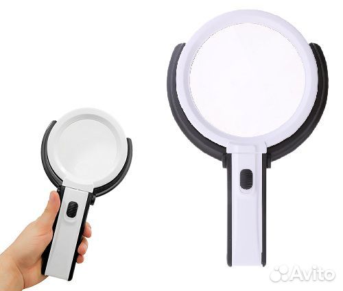 Лупа настольная с подсветкой MG3B-1D линза 138 мм