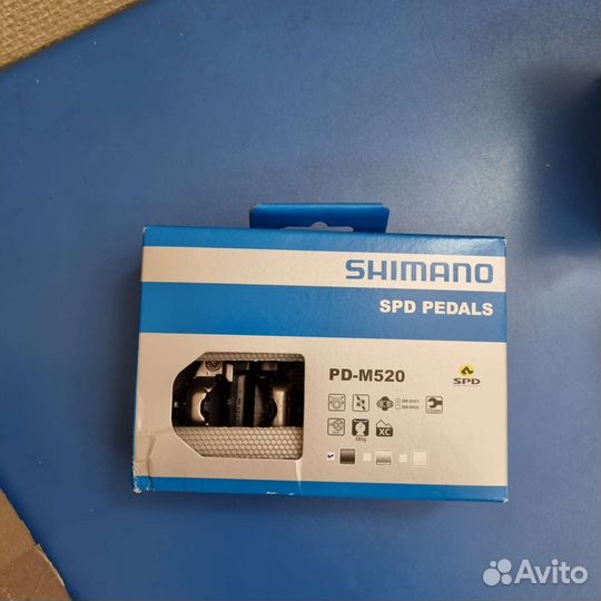 Контактные педали Shimano PD-M520 оригинал
