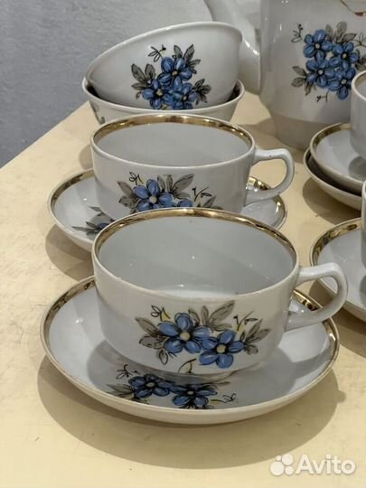 Чайный сервиз СССР Дулево