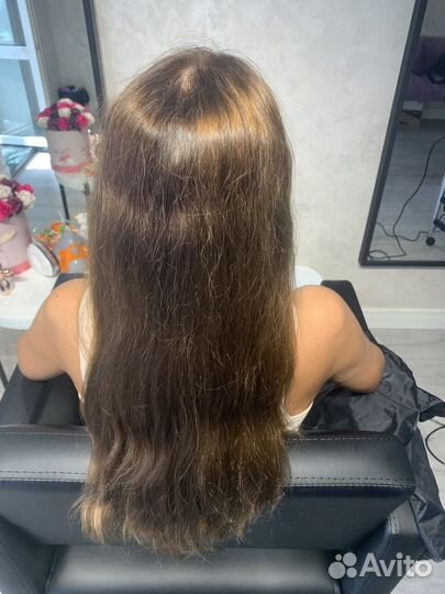 Кератиновое выпрямление волос модель