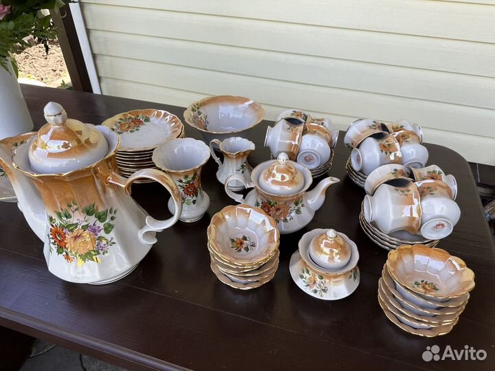 Чайный сервиз коростень 55 предмета