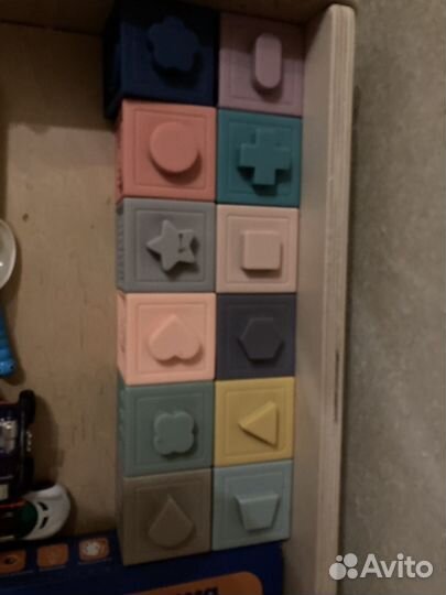 Сенсорные тактильные кубики