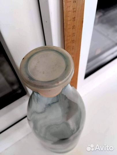 Бутылка молочная 1литр СССР с крышкой