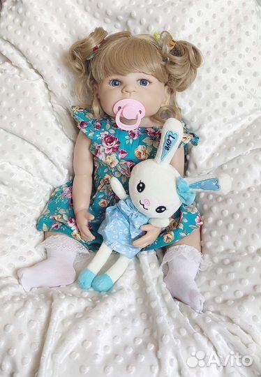 Кукла реборн силиконовая,55 см