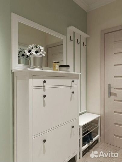 Галошница, 2 отделения, белая