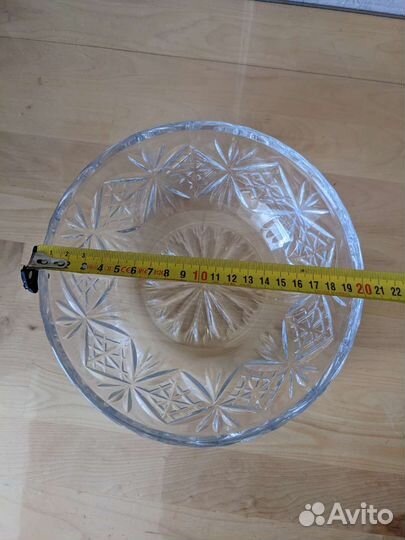 Салатник хрустальный из СССР