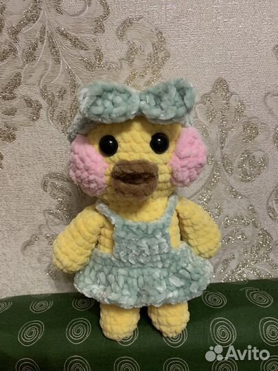Вязаная уточка лалафан