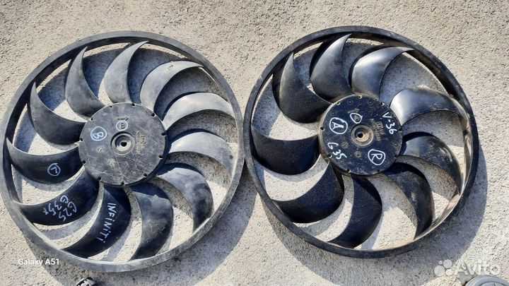 Мотор вентилятора охлаждения Infiniti