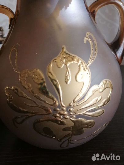 Ваза. Богемское стекло