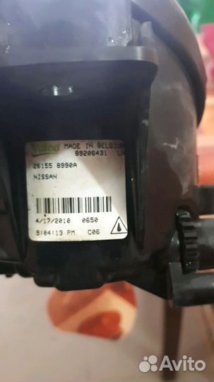 Противотуманка Nissan Teana 2010