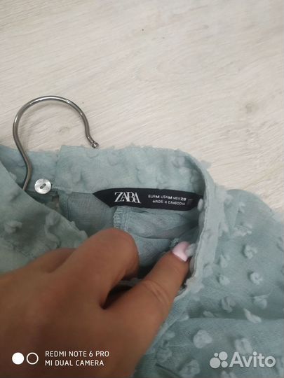Блузка рубашка zara M