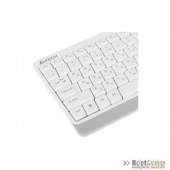 Клавиатура A4Tech Fstyler FKS11 белый/серый