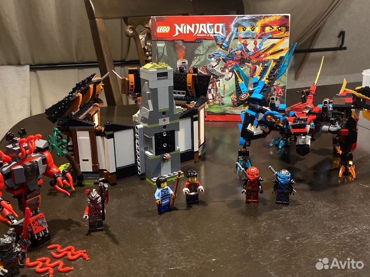 Lego Ninjago 70627 Кузница Дракона + 70629