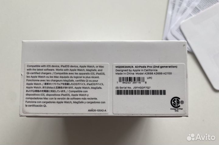 Apple airpods pro 2nd generation оригинал