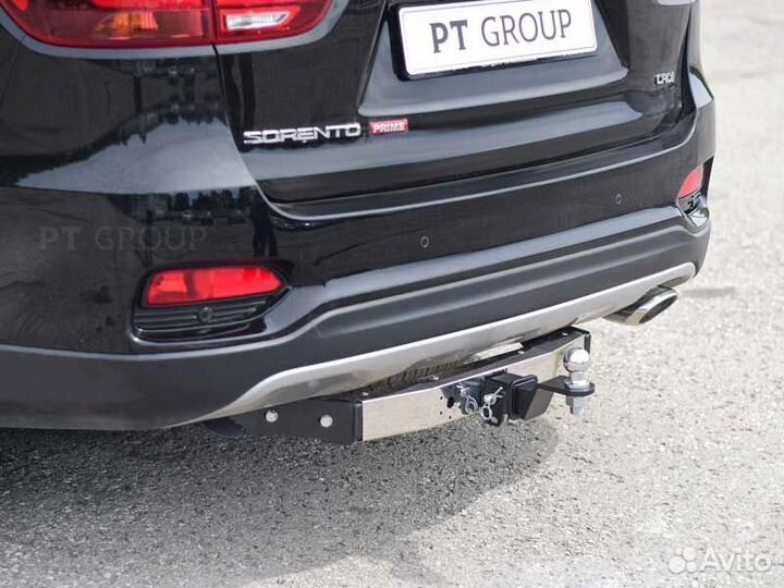 Фаркоп под квадрат Hyundai Santa Fe IV, 2018-2021