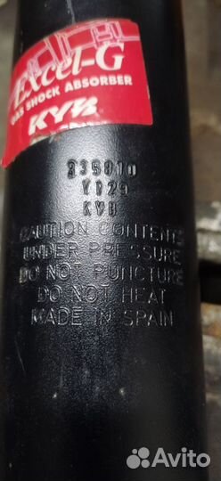 Стойки kayaba на MB sprinter